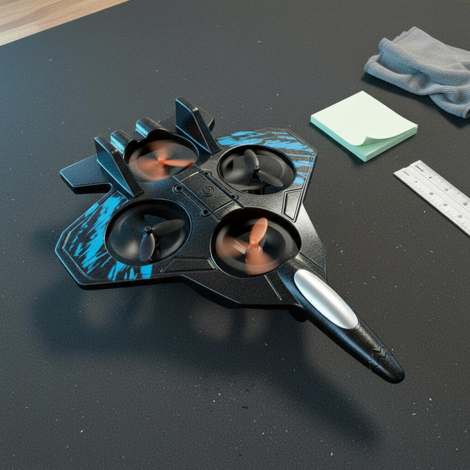 Drone Rc Fighter Jet - Acrobatische drone valbestendige RC-jachtvliegtuig met draadloze