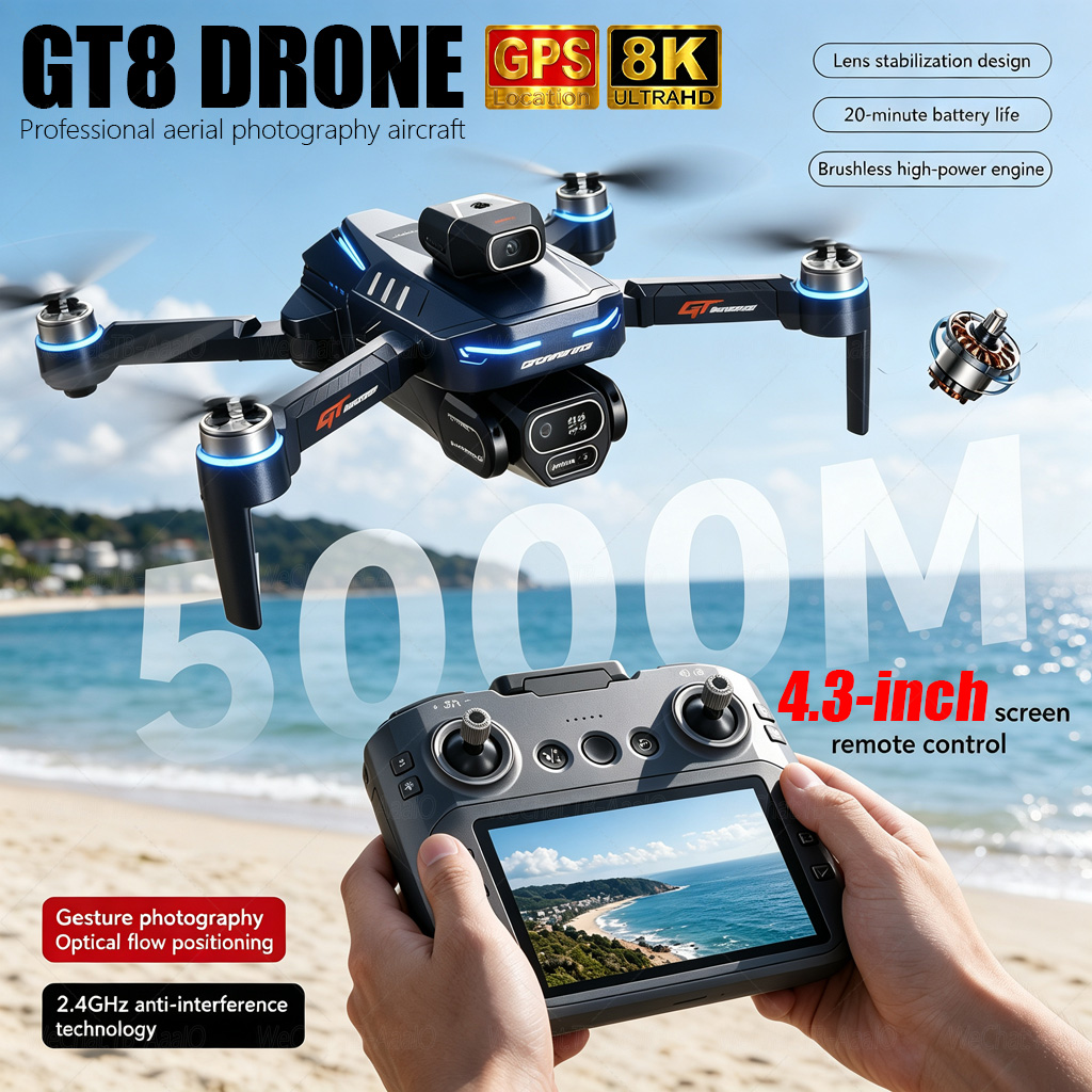 Drone Rc Ufo - NIEUWE GT8 HD RC Drone 4K