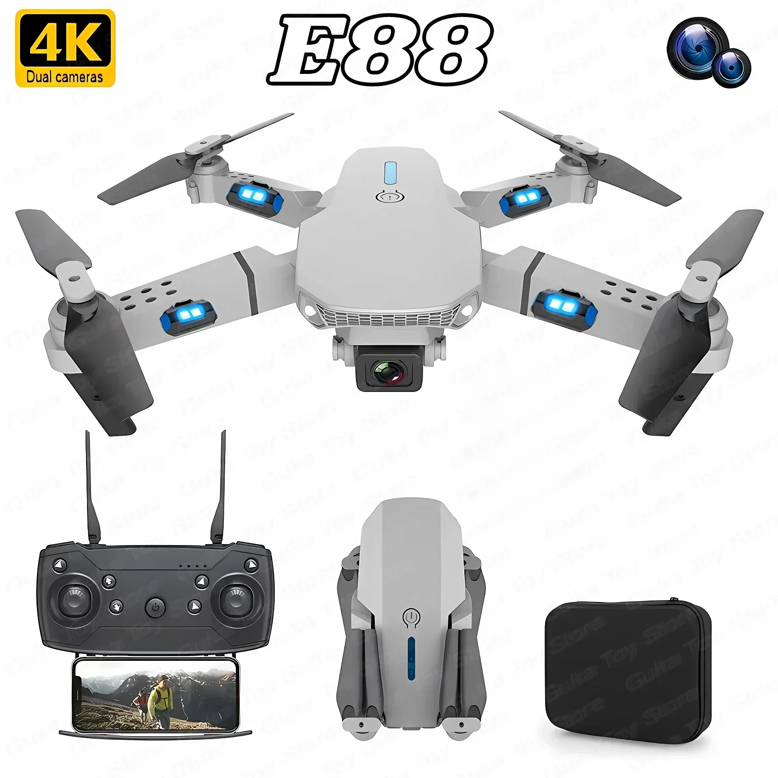 Drone Rc Holder - E88 Pro WIFI FPV Drone Groothoek