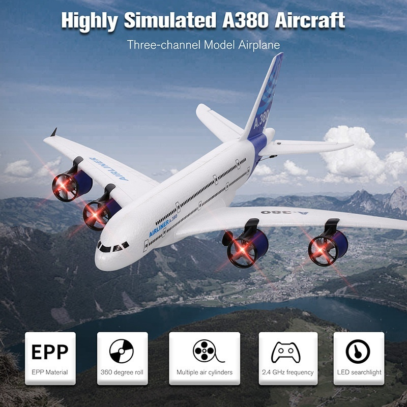 Rc Wing Glider - RC Vliegtuig A380 Boeing 747 Radiografisch