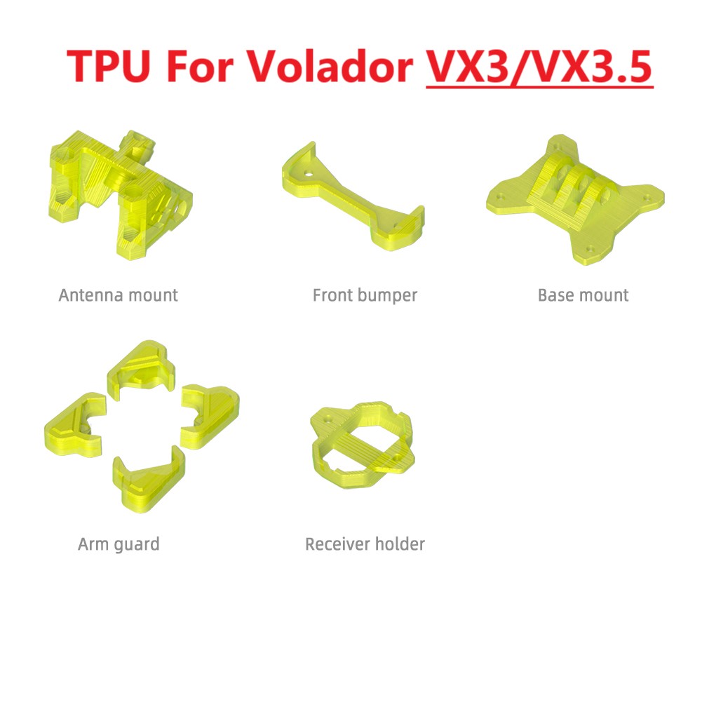 3D Printed Drone Part - FlyFishRC 3D-geprinte Volador VX3/3.5 O3 Frame