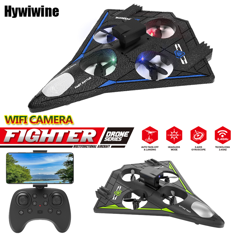 Drone Rc Fighter Jet - RC Vliegtuig Met Camera Drone 2.4G