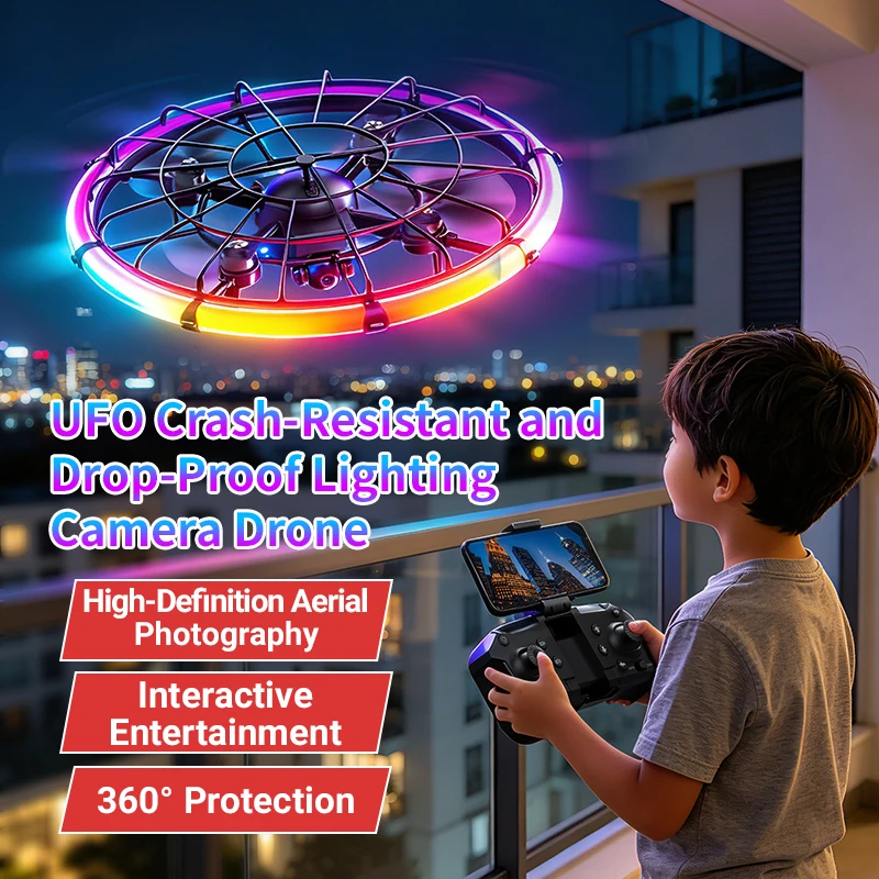Drone Rc Helicopter With Camera - JJRC H145 UFO RC Drone met