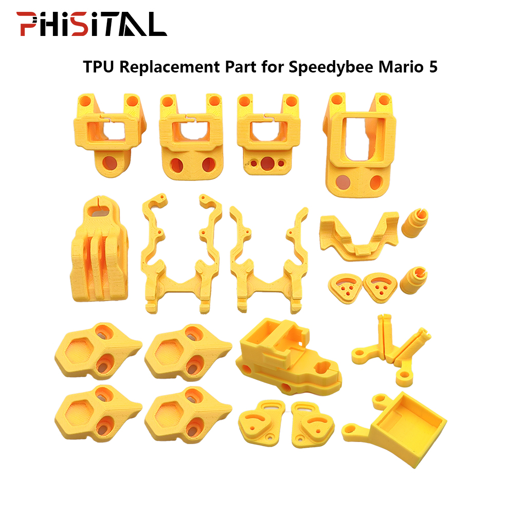 3D Printed Drone Part - PhiSital 3D-geprinte onderdelen TPU-houder vaste beugel