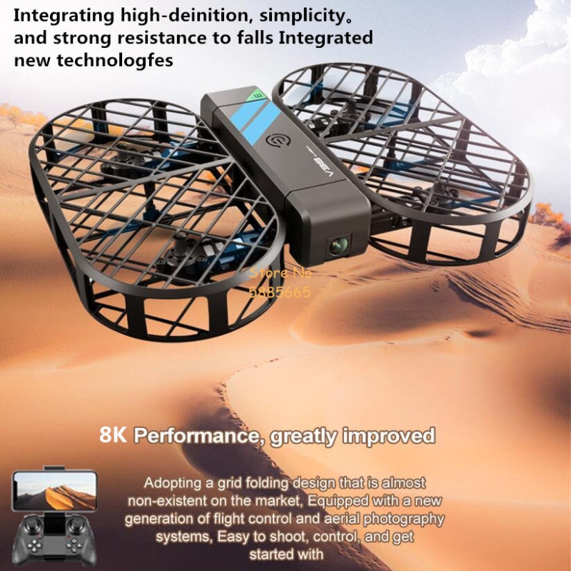 8K HD-camera 360° °   Bescherm - Drone Rc Helicopter With Camera recensie en prijs