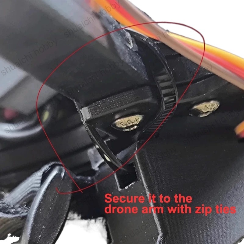 1 stuk 3D-geprinte PLA rookdru - 3D Printed Drone Part recensie en prijs