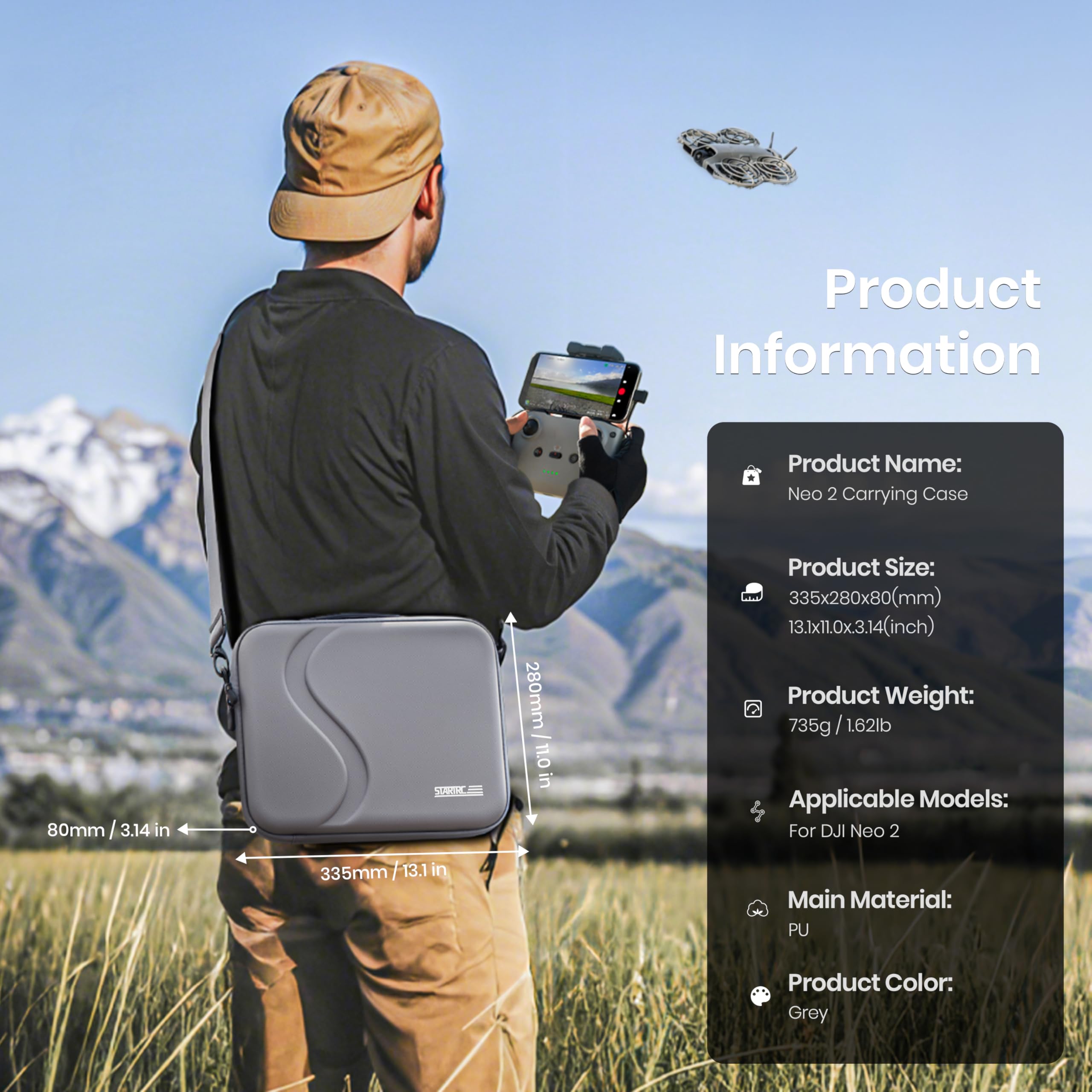 Draagtas voor DJI Neo 2 access - Drone Dji Rc N3 recensie en prijs
