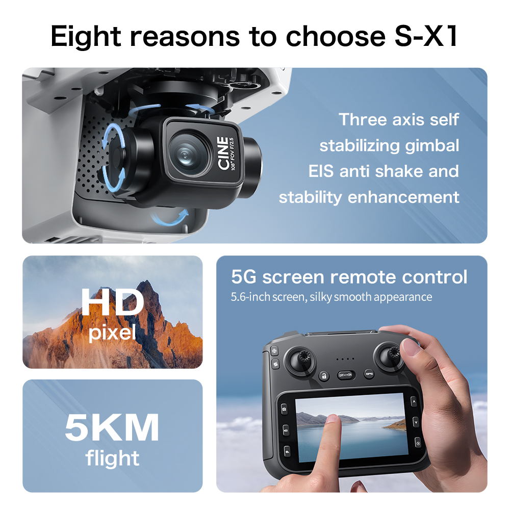 Originele S-X1 Drone 8K HD Pro - Drone Vera Rc recensie en prijs