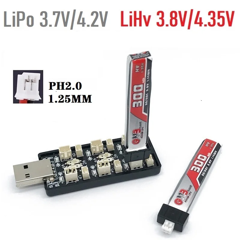 6CH USB 1S LiPo/LiHv 3.7 V/4.2 - Drone Rc Ufo recensie en prijs