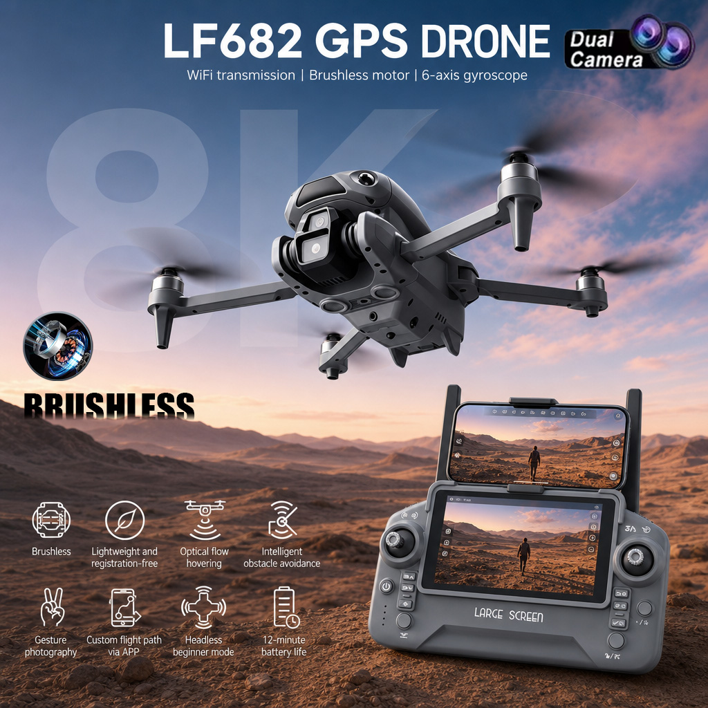 Nieuwe LF682 Drone 8K Dubbele  - Drone Vera Rc recensie en prijs
