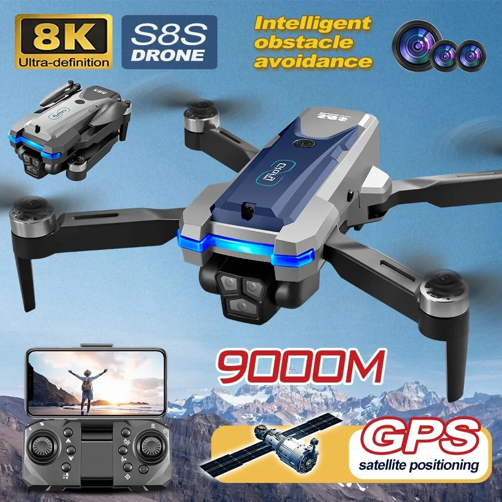S 8S Gps Drone 5G Wifi 8K Hd D - Drone Rc Holder recensie en prijs
